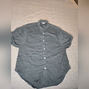 Splendid Charcoal Casual Button-Down Shirt